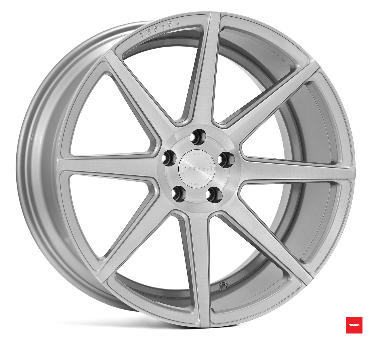 NEW 20" ISPIRI ISR8 ALLOY WHEELS IN PURE SILVER BRUSHED WITH DEEPER CONCAVE 10.5" REARS